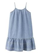Nkfhaven Dnm Anglaise Dress 1026-Ov H Blue Name It