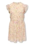Kogasta Life S/S Dress Wvn Cream Kids Only