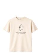 Tee Print Emb Cream A QUESTION OF