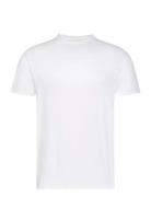 Ss Supima Emblem Logo Tee White Calvin Klein