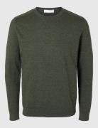 Slmberg Crew Neck Noos Green Selected