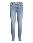 Slfsophia Mw Skinny Mid Blue Jean U Noos Blue Selected