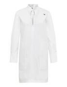 V-Neck Tunic Dress L\S White G-Star