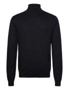 Mélange Roll Neck Knit Black Lindbergh