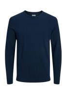 Jjebasic Knit Crew Neck Noos Navy Jack & J S