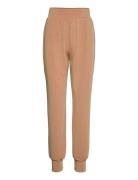 Slftenny Hw Sweat Pant Brown Selected