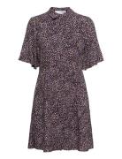 Slfjalina 2/4 Short Shirt Dress M Patterned Selected