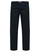 Slm196-Straight New Miles Flex Pant Noos Navy Selected