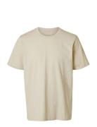 Slmaspen Ss O-Neck Tee Noos Cream Selected