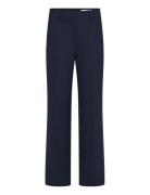 Slfrita Mw Wide Pant Dark Sap Mel Noos Black Selected