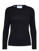 Slwdianna Ls O-Neck Top Noos Black Selected