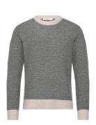 Slmrai Ls Knit Crew Neck Noos Grey Selected