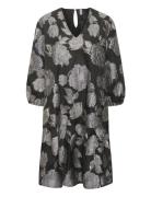 Cuaida V-Neck Dress Silver Culture