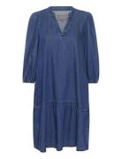 Cuarpa Giselle Dress Blue Culture