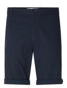 Slmslim-Luton Miles Flex Shorts Noos Blue Selected