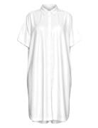 Slfblair 2/4 Short Shirt Dress Noos White Selected