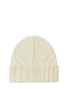 Slmmason Merino Wool Beanie Cream Selected