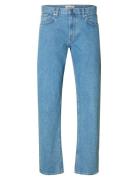 Slm196-Straight Ben Kori Jeans Noos Blue Selected