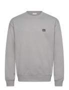 Ls 350Terry Eu Whsl Badge Crewne Grey Calvin Klein Jeans