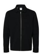 Slhjackie Sweat Zip Jacket Noos Black Selected