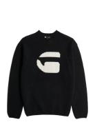 G Logo Relaxed R Knit Black G-Star