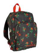 Lingonberries Aop Backpack Black Mini Rodini