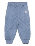 Hmlmini Loose Paisley Aop Pants Blue Hummel
