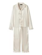 Nlfnightys Pyjamas Set Cream LMTD