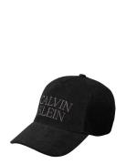 Corduroy Graphic 5 Panel Cap Black Calvin Klein