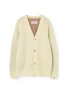 Yellow Racoon Cardigan Cream THE ANIMALS OBSERVATORY