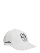 Th Soft Washed Graphic Cap White Tommy Hilfiger