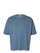 Slmrelaxaspen 2-Ply Ss O-Neck Noos Blue Selected