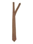 Slmotto Plain Wool Tie Noos Brown Selected