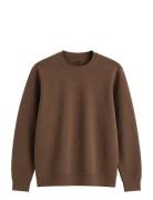 Johannes Crewneck Garment Dyed Brown A QUESTION OF