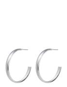 Annie Hoop 40Mm Silver Silver Bud To Rose