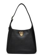 Natural Smth Leathr-Tanner Lg Sh-Sb Black Lauren Ralph Lauren