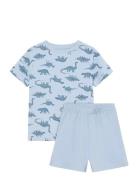 Nightset Ss Aop Blue Minymo