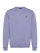 Crew Neck Sweatshirt Purple Lyle & Scott