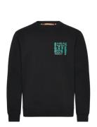 Front And Back Artwork Regularfit Sweatshirt Black Scotch & Soda