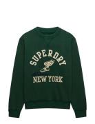 Vintage Athletic Crew Green Superdry