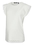 Vmmtassa Sl Frill Top White Vero Moda Maternity