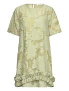 Slflina Relaxed 2/4 Short Dress B Green Selected