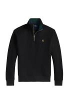 The Rl Fleece Quarter-Zip Sweatshirt Black Polo Ralph Lauren