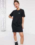 Love Moschino simple logo t-shirt dress in black
