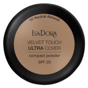 IsaDora Velvet Touch Ultra Cover Compact Powder SPF20 7,5 g - 68