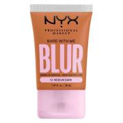 NYX Professional Makeup Bare With Me Blur Tint Foundation 12 Medi