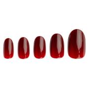 Invogue Rouge Oval Nails 24 kpl