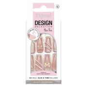 Depend Design Selection Pink Shimmer Deco Coffin 24 kpl