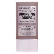 Makeup Revolution Bright Light Bronzing Drops 23 ml – Deep Bronze