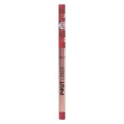 Revolution Beauty Pout Liner Plumping Lip Liner Burnt Cherry Red
